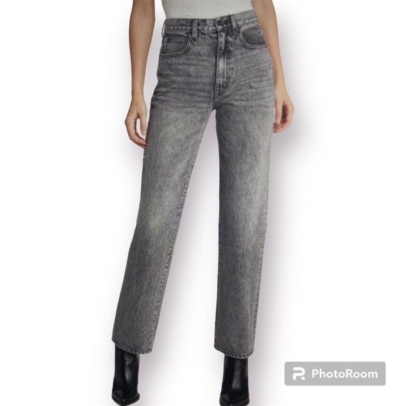 Elie Tahari Gray Straight Leg Jeans – Size 4 - Picture 1 of 11